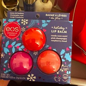 EOS holiday lip balm